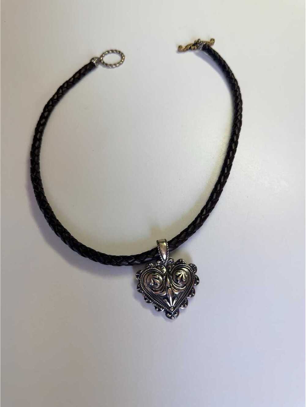 NWOT Brighton Choker Necklace Removable Heart Pendant with Collectabe Tin - Picture 7 of 9